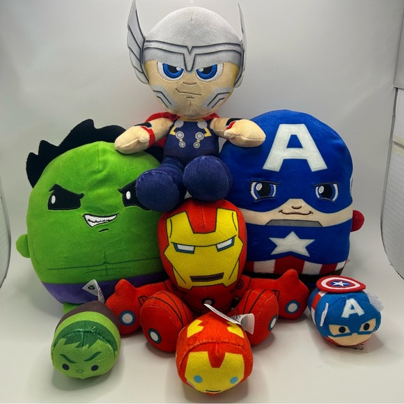 Mixed marvel super heroes plush - Picture 1 of 7